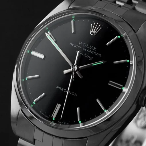 Incredible Replica Rolex Air King 5500/0 Automatic Movement 34mm Steel Case Mens/unisex Watch - Image 3