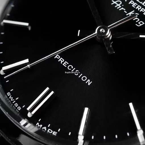 Incredible Replica Rolex Air King 5500/0 Automatic Movement 34mm Steel Case Mens/unisex Watch - Image 7