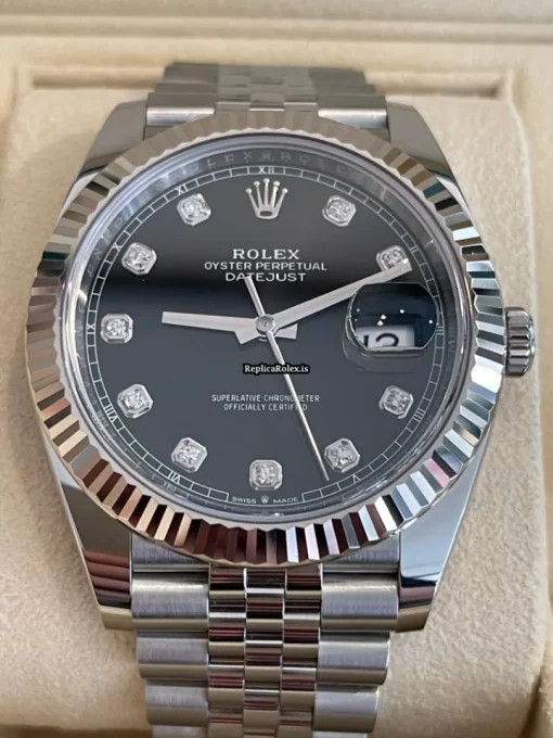 Unique Replica Rolex Datejust 126334 Caliber 3235 Automatic Movement 41mm Steel Case Mens/unisex Watch - Image 2