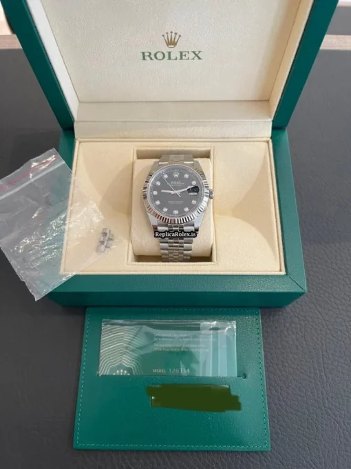 Unique Replica Rolex Datejust 126334 Caliber 3235 Automatic Movement 41mm Steel Case Mens/unisex Watch - Image 6