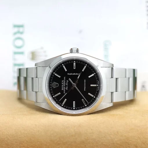 Superb Fake Rolex Air King Precision 14000m Caliber 3130 Automatic Movement 34mm Steel Case Mens/unisex Watch