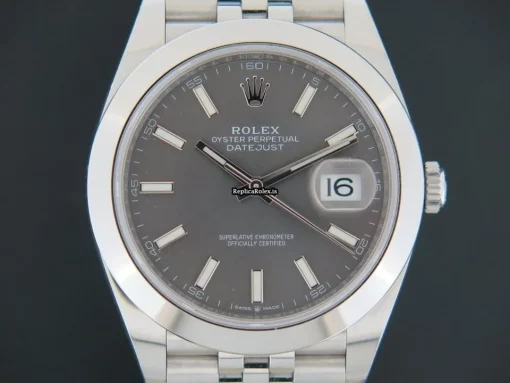 Ideal Replica Rolex Datejust 126300 Automatic Movement 41mm Steel Case Mens/unisex Watch - Image 2