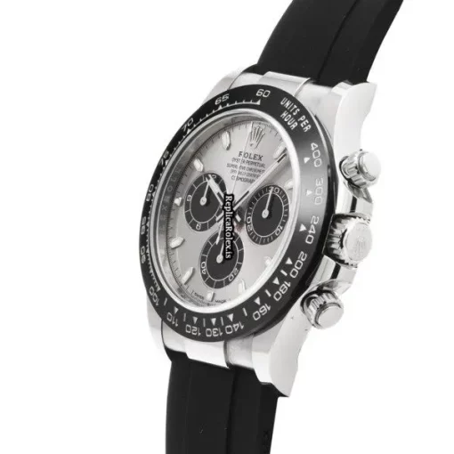 Design Fake Rolex Daytona 116519ln Caliber 4130 Automatic Movement 40mm White Gold Case Watch - Image 2