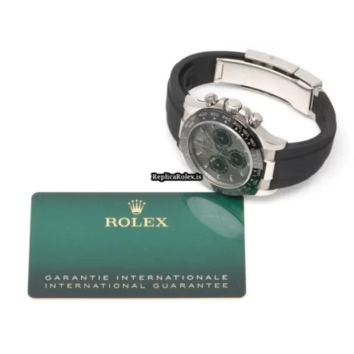 Design Fake Rolex Daytona 116519ln Caliber 4130 Automatic Movement 40mm White Gold Case Watch - Image 5
