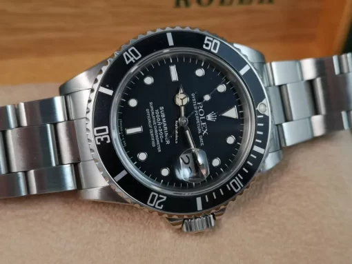 Incredible Fake Rolex Submariner Date 168000 Caliber 3035 Automatic Movement 40mm Steel Case Mens/unisex Watch - Image 5