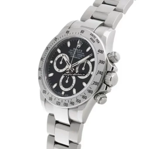 Quality Knockoff Rolex Daytona 116520 Caliber 4130 Automatic Movement 40mm Steel Case Watch - Image 2
