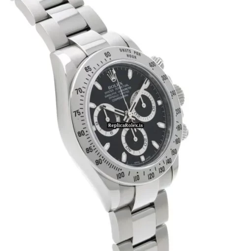Quality Knockoff Rolex Daytona 116520 Caliber 4130 Automatic Movement 40mm Steel Case Watch - Image 3