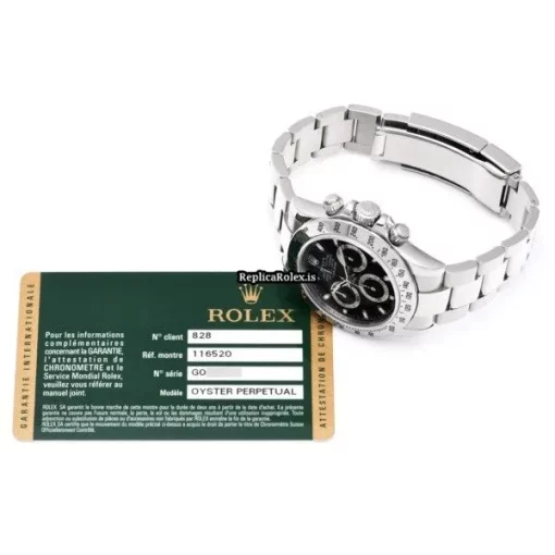 Quality Knockoff Rolex Daytona 116520 Caliber 4130 Automatic Movement 40mm Steel Case Watch - Image 5