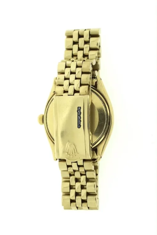 Swiss Replicas Rolex Oyster Perpetual 34 1002 Automatic Movement 33mm Yellow Gold Case Mens/unisex Watch - Image 7