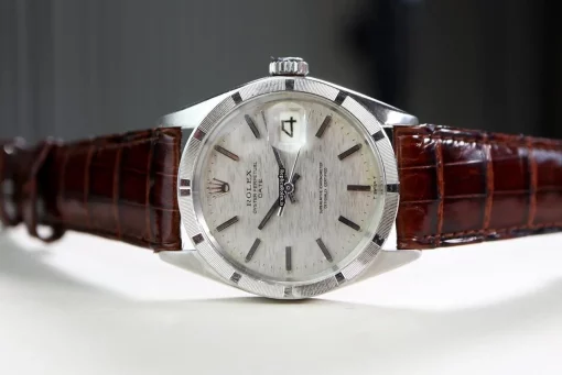 Lovely Replica Rolex Oyster Perpetual Date 1500 Caliber 1570 Automatic Movement 34mm Steel Case Mens/unisex Watch - Image 2