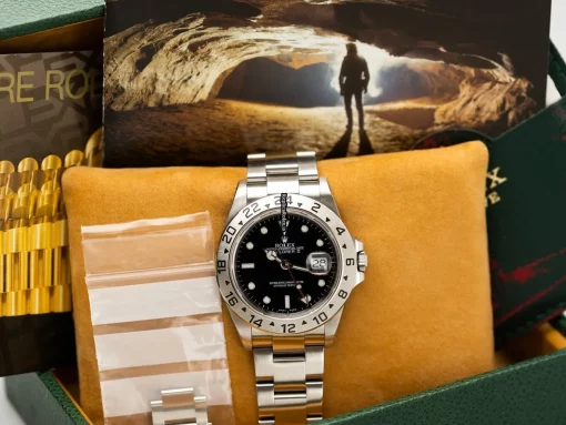 Trustworthy Replica Rolex Explorer II 16570 Cosc Automatic Movement 40mm Steel Case Mens/unisex Watch - Image 8