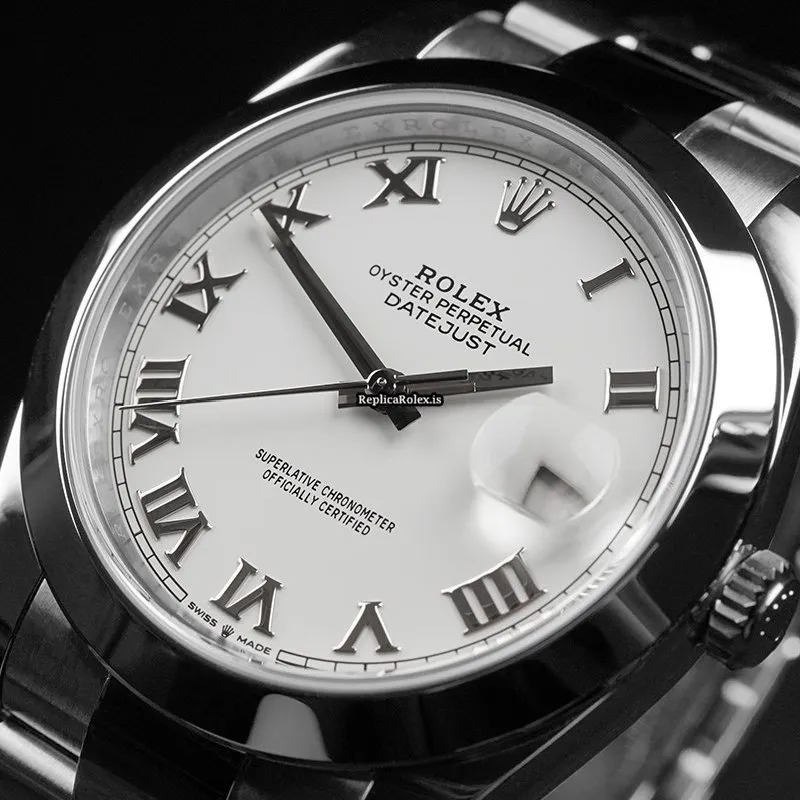 Marvellous Fake Rolex Datejust 126300 Automatic Movement 41mm Steel Case Mens/unisex Watch - Image 12
