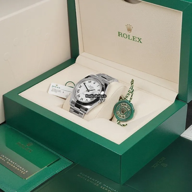 Marvellous Fake Rolex Datejust 126300 Automatic Movement 41mm Steel Case Mens/unisex Watch - Image 14