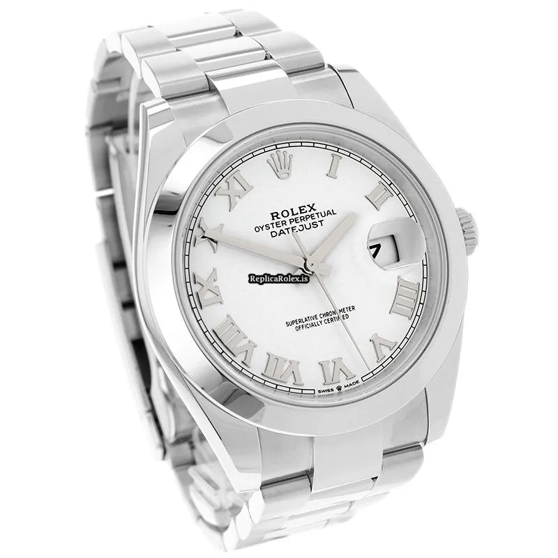 Marvellous Fake Rolex Datejust 126300 Automatic Movement 41mm Steel Case Mens/unisex Watch - Image 4