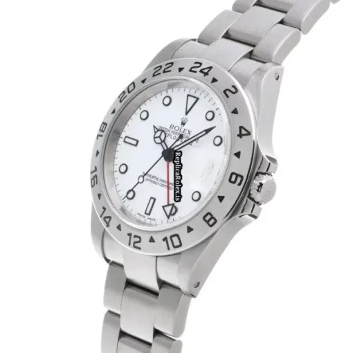 Incredible Fake Rolex Explorer II 16570 Caliber 3185 Automatic Movement 40mm Steel Case Watch - Image 2