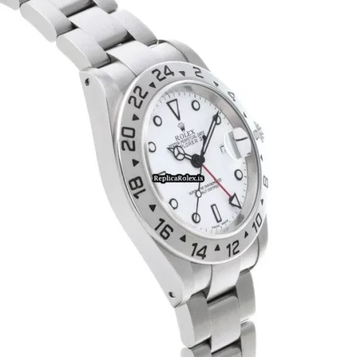 Incredible Fake Rolex Explorer II 16570 Caliber 3185 Automatic Movement 40mm Steel Case Watch - Image 3
