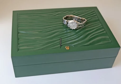 Superb Replica Rolex Lady-datejust Pearlmaster 80319 Caliber 2235 Automatic Movement 29mm White Gold Case Womens Watch - Image 12