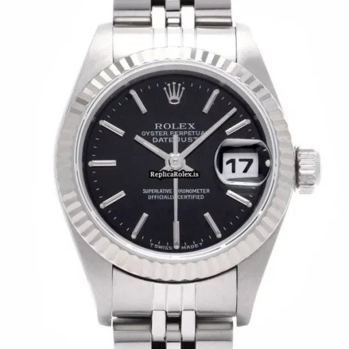 Cool Replica Rolex Lady-datejust 69174 Automatic Movement 26mm Steel Case Womens Watch - Image 6