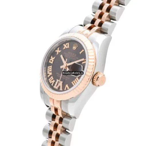 Fabulous Copies Rolex Lady-datejust 179171 Automatic Movement 26mm Steel Case Womens Watch - Image 2