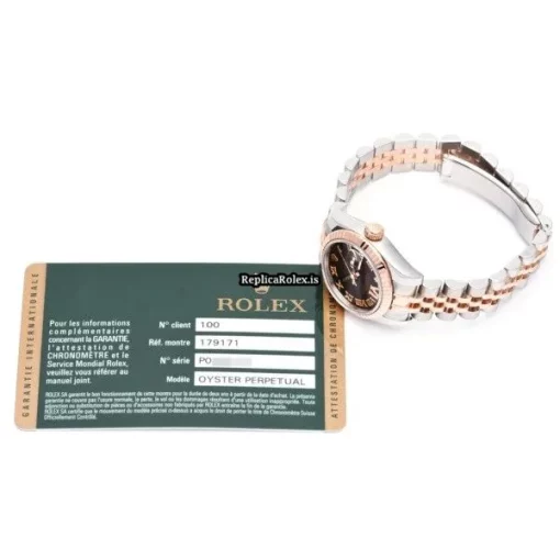 Fabulous Copies Rolex Lady-datejust 179171 Automatic Movement 26mm Steel Case Womens Watch - Image 5