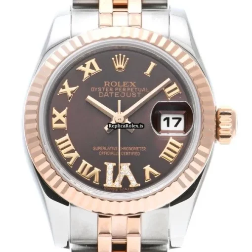 Fabulous Copies Rolex Lady-datejust 179171 Automatic Movement 26mm Steel Case Womens Watch - Image 6