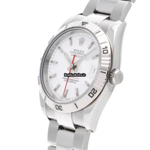 Reliable Replica Rolex Datejust Turn-o-graph 116264 Caliber 3135 Automatic Movement 36mm Steel Case Watch - Image 2