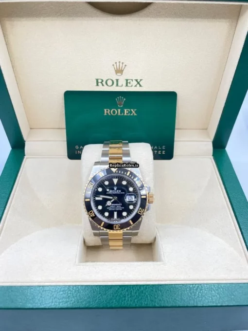 Incredible Imitation Rolex Submariner Date 116613ln Caliber 3135 Automatic Movement 40mm Gold/steel Case Mens/unisex Watch - Image 10