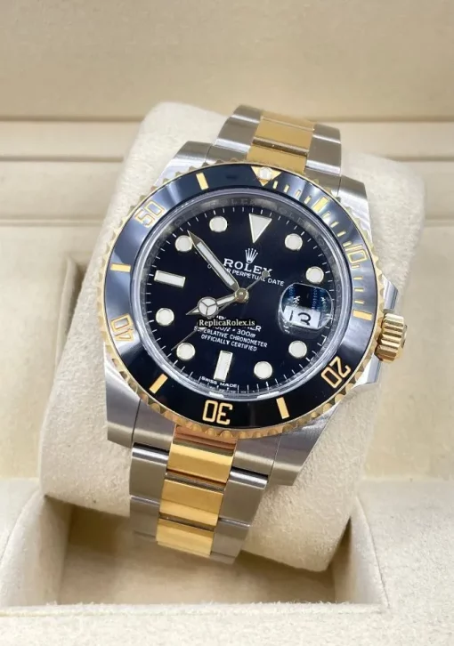 Incredible Imitation Rolex Submariner Date 116613ln Caliber 3135 Automatic Movement 40mm Gold/steel Case Mens/unisex Watch - Image 2