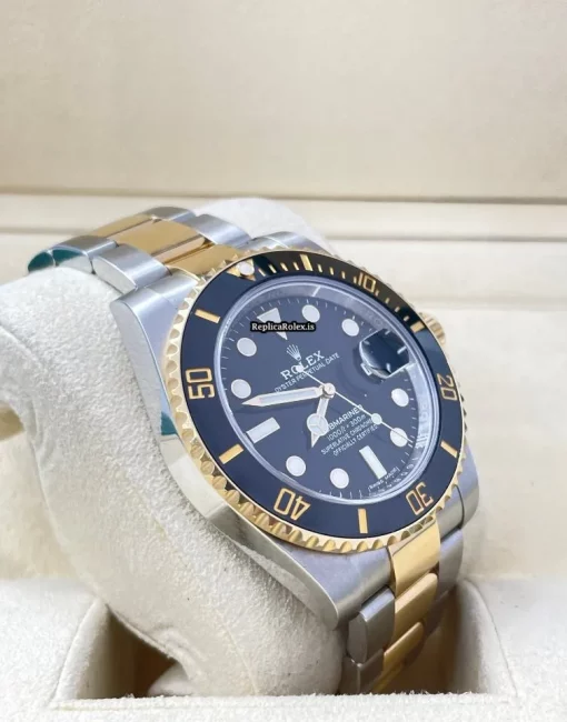 Incredible Imitation Rolex Submariner Date 116613ln Caliber 3135 Automatic Movement 40mm Gold/steel Case Mens/unisex Watch - Image 3