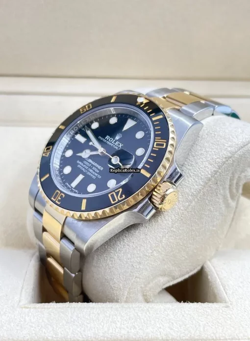 Incredible Imitation Rolex Submariner Date 116613ln Caliber 3135 Automatic Movement 40mm Gold/steel Case Mens/unisex Watch - Image 4