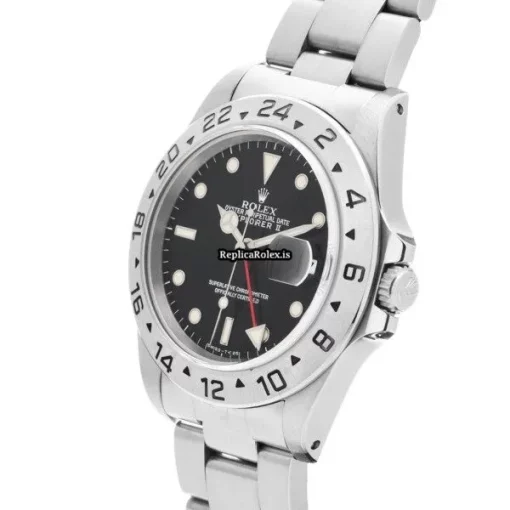 Well Made Replica Rolex Explorer II 16570 Caliber 3185 Automatic Movement 40mm Steel Case Watch - Image 2