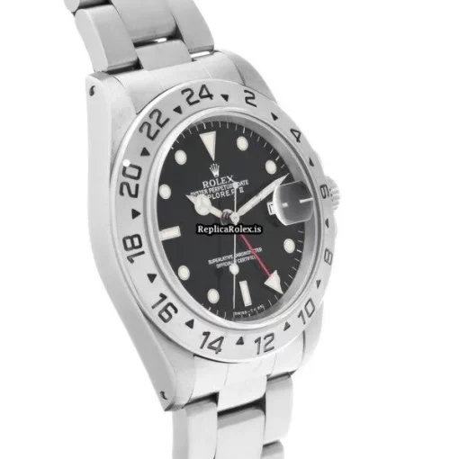 Well Made Replica Rolex Explorer II 16570 Caliber 3185 Automatic Movement 40mm Steel Case Watch - Image 3