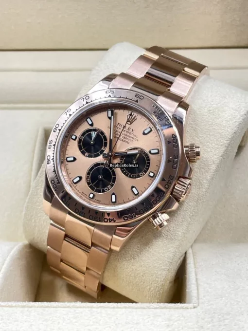 Fabulous Replica Rolex Daytona 116505 Caliber 4130 Automatic Movement 40mm Rose Gold Case Mens/unisex Watch - Image 7