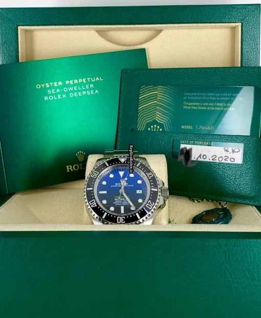 High Quality Replica Rolex Sea-dweller Deepsea 126660 Caliber 3235 Automatic Movement 44mm Steel Case Mens/unisex Watch - Image 3
