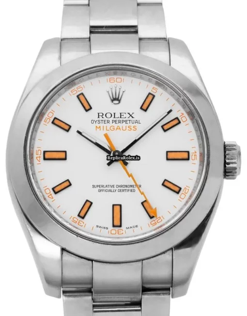 Incredible Replicas Rolex Milgauss 116400 Caliber 3131 Automatic Movement 40mm Steel Case Mens/unisex Watch