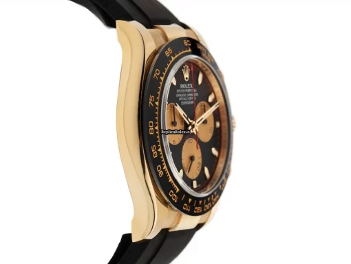 Inexpensive Fake Rolex Daytona 116518ln Caliber 4130 Automatic Movement 40mm Yellow Gold Case Mens/unisex Watch - Image 3