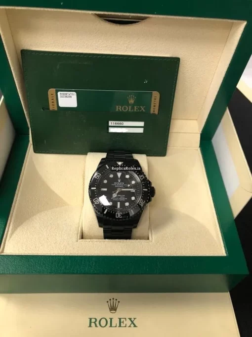 Popular Fake Rolex Sea-dweller Deepsea 116660 Caliber 3135 Automatic Movement 44mm Steel Case Mens/unisex Watch - Image 3