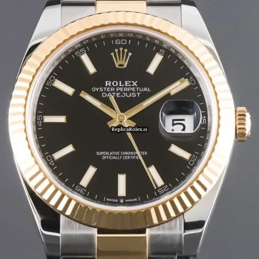 Unique Replica Rolex Datejust 126333 Caliber 3235 Automatic Movement 41mm Gold/steel Case Mens/unisex Watch