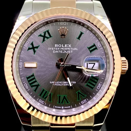 Fantastic Replica Rolex Datejust II 126331 Caliber 3235 Automatic Movement 41mm Gold/steel Case Mens/unisex Watch