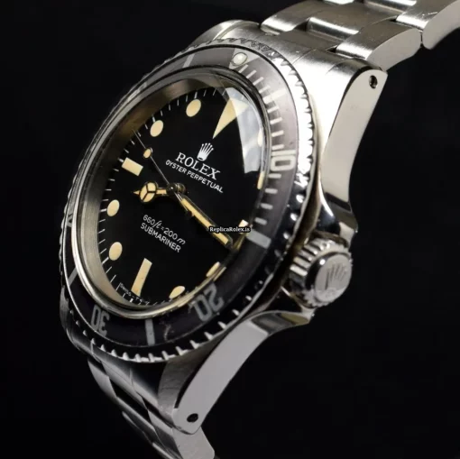 Special Fake Rolex Submariner 5513 Caliber 1520 Automatic Movement 40mm Steel Case Mens/unisex Watch - Image 3
