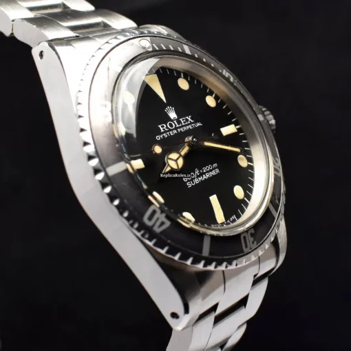 Special Fake Rolex Submariner 5513 Caliber 1520 Automatic Movement 40mm Steel Case Mens/unisex Watch - Image 4