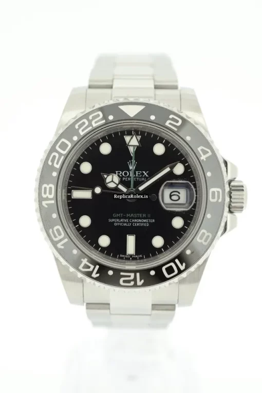 Suitable Replica Rolex Gmt-master II 116710ln Automatic Movement 40mm Steel Case Mens/unisex Watch - Image 2