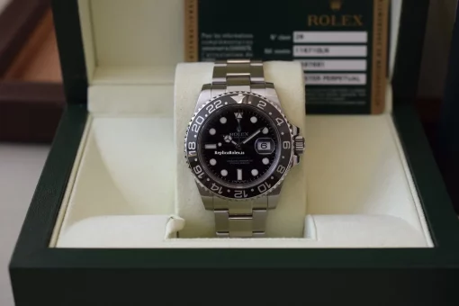 Suitable Replica Rolex Gmt-master II 116710ln Automatic Movement 40mm Steel Case Mens/unisex Watch - Image 9