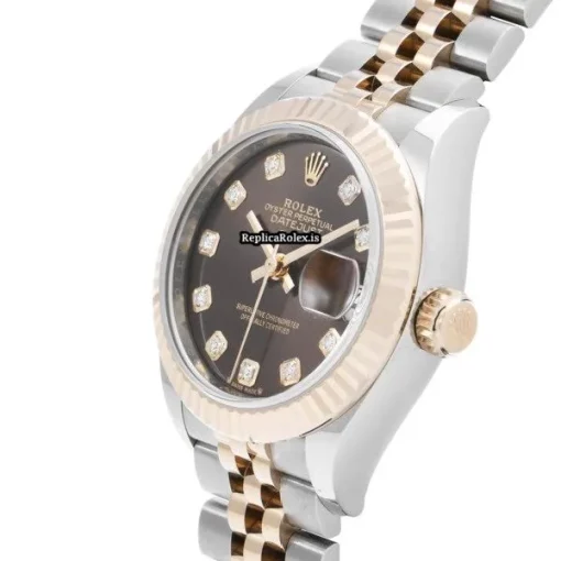 Inexpensive Replica Rolex Lady-datejust 279171g Caliber 2236 Automatic Movement 28mm Steel Case Womens Watch - Image 2