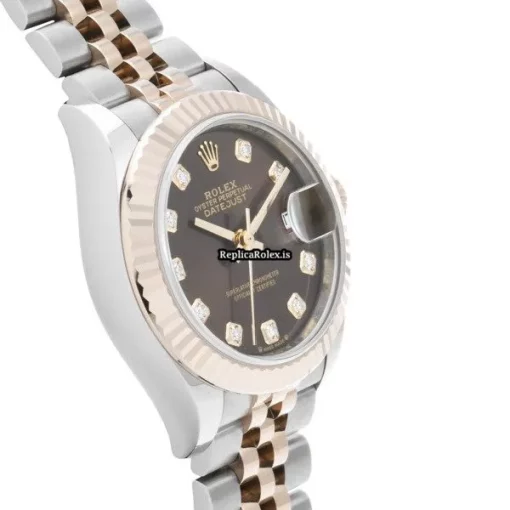 Inexpensive Replica Rolex Lady-datejust 279171g Caliber 2236 Automatic Movement 28mm Steel Case Womens Watch - Image 3