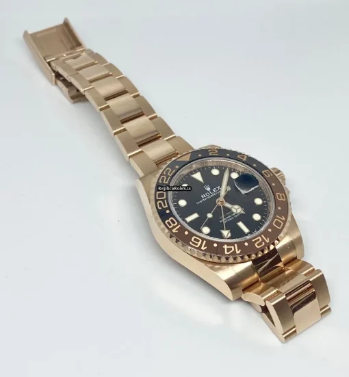 High Quality Fake Rolex Gmt-master II 126715chnr Caliber 3285 Automatic Movement 40mm Rose Gold Case Mens/unisex Watch - Image 9