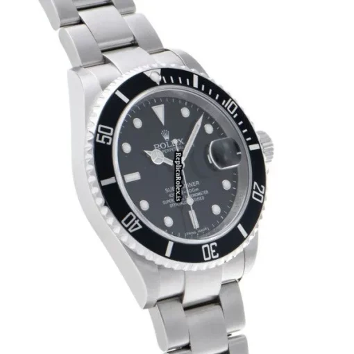 Durable Fake Rolex Submariner Date 16610 Caliber 3135 Automatic Movement 40mm Steel Case Watch - Image 3