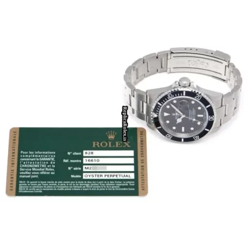 Durable Fake Rolex Submariner Date 16610 Caliber 3135 Automatic Movement 40mm Steel Case Watch - Image 5
