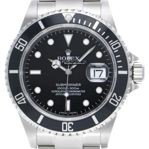 Durable Fake Rolex Submariner Date 16610 Caliber 3135 Automatic Movement 40mm Steel Case Watch - Image 6