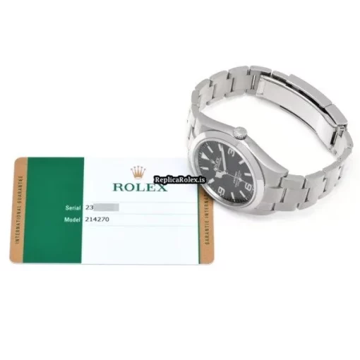 Epic Copies Rolex Explorer 214270 Caliber 3132 Automatic Movement 39mm Steel Case Watch - Image 5